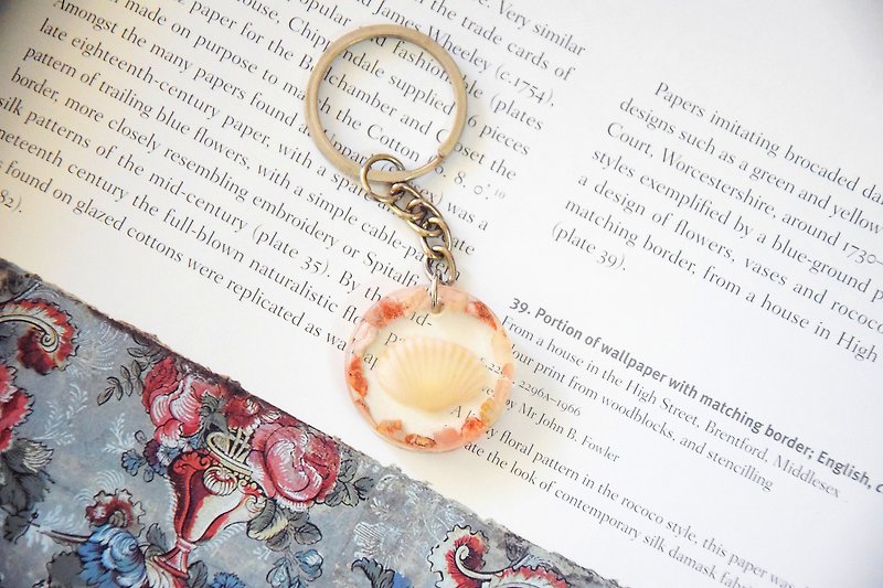 Seashell in Frame Key Chain/Bag Chain - Keychains - Other Materials 