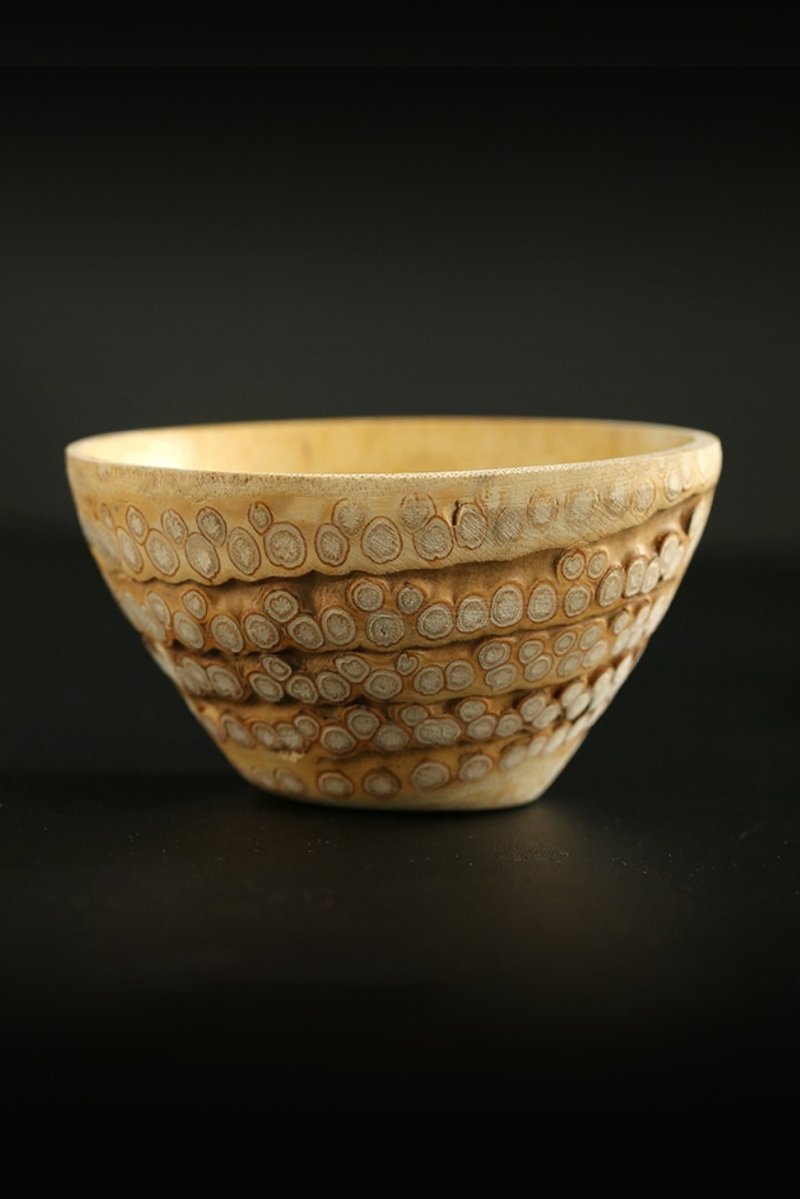 手工打磨竹製品&茶具系列 | 滿釘 竹根杯 茶杯  水杯 | 根雕 - 茶壺/茶杯/茶具 - 竹 綠色