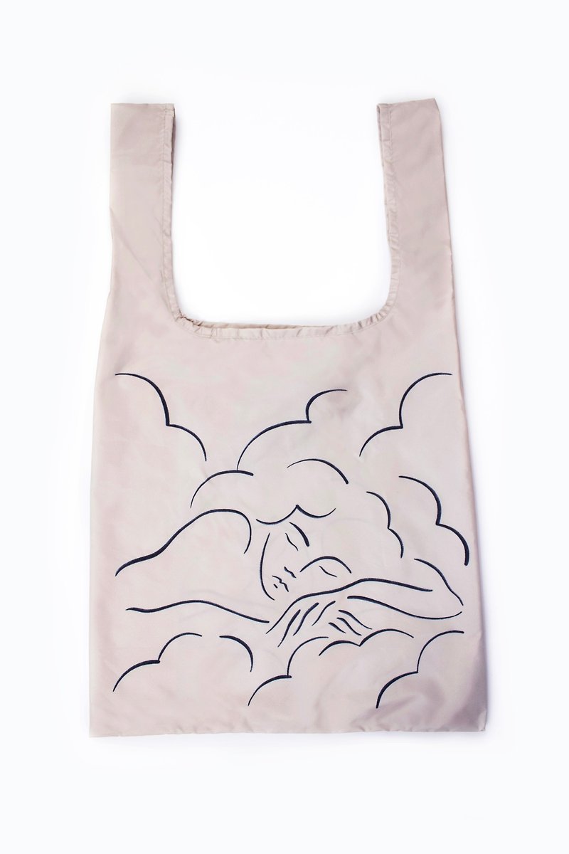 SS23 UK Kind Bag-環境にやさしい収納ショッピングバッグ-ミドル-キット寒天連名-Dreamland - トート・ハンドバッグ - 防水素材 多色
