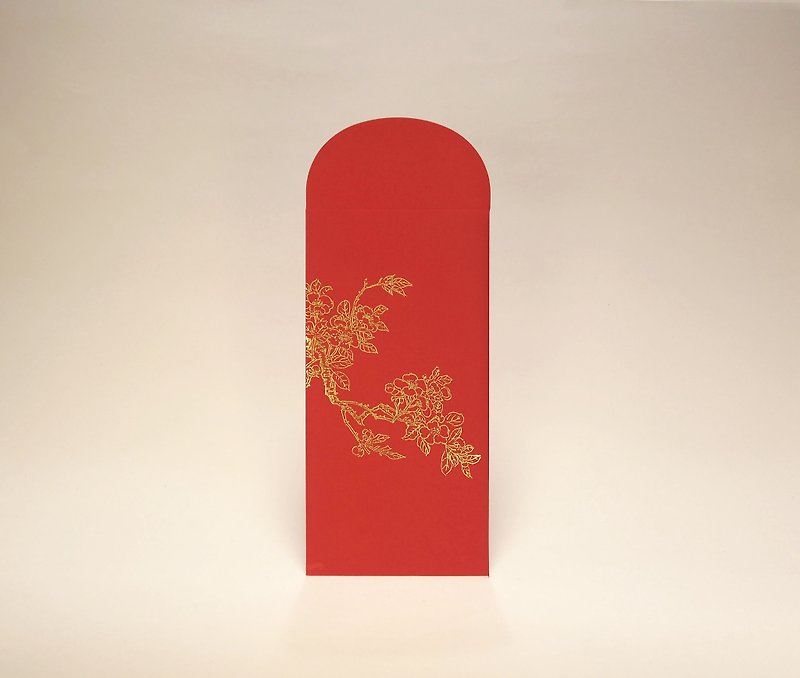 Hi, plum, slightly hot, red, red bag, five - Chinese New Year - Paper Red