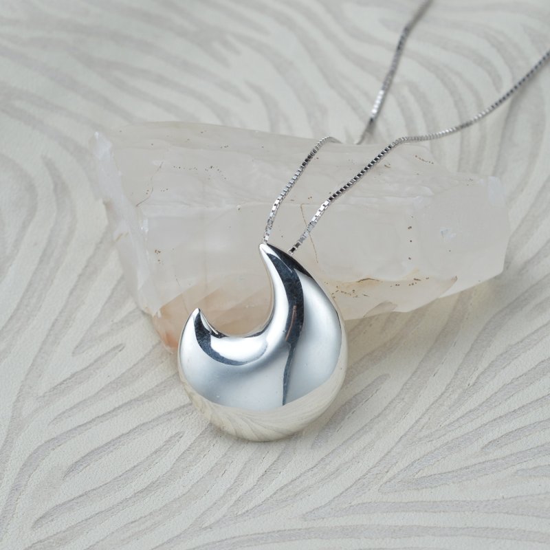 Pendant Top - สร้อยคอ - โลหะ สีเงิน