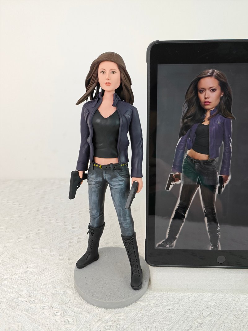 客制化人物公仔 人偶 3D人像畫 似顏繪 肖像 定制 生日 紀念 禮物 - 公仔/玩偶 - 黏土 多色