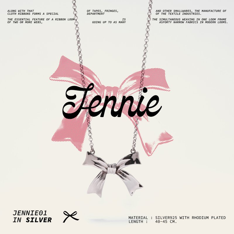 Ctrlshift - JENNIE01 (silver) - 項鍊 - 純銀 