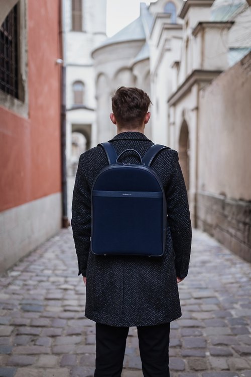 Maverick and Co. - Navy Vibrant Dome Backpack