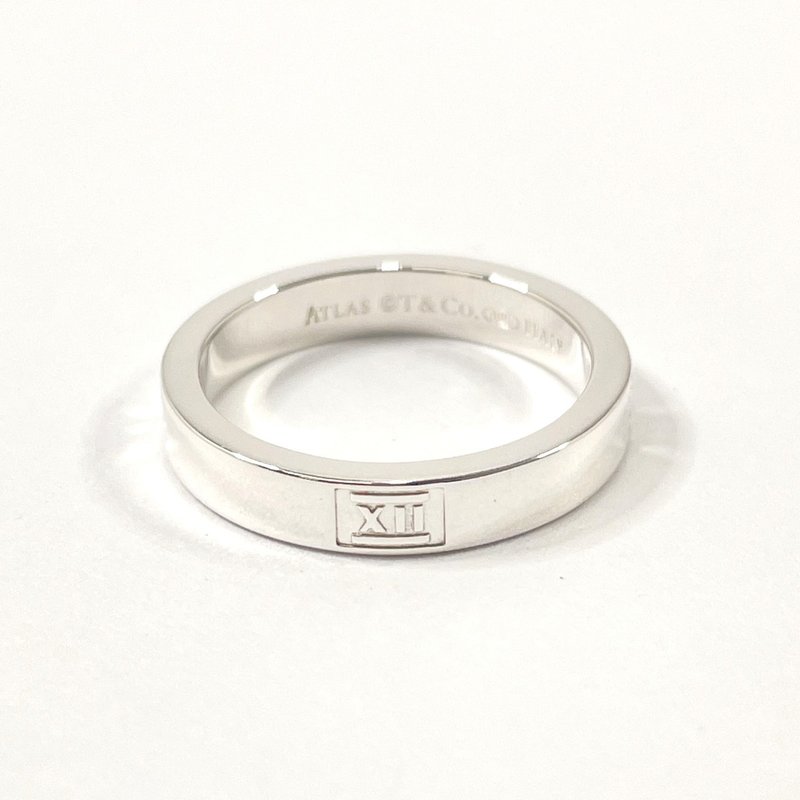 【日本直送 中古美品】8.5号ティファニー TIFFANY&Co. リング・指輪 アトラス - 戒指 - 純銀 銀色
