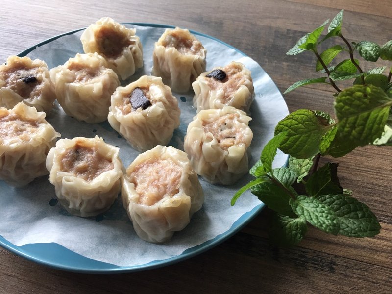人氣點心 豬肉香菇薄皮燒賣 手打內餡 加熱即食 - 料理包/調理包 - 其他材質 