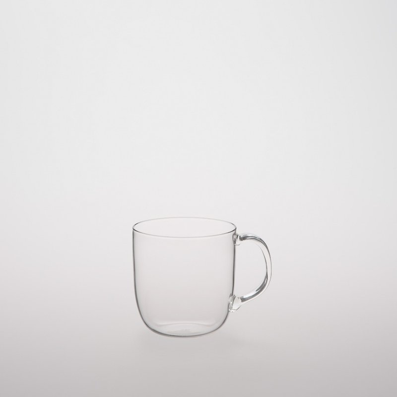 TG Heat-resistant Glass Mug 350ml - Mugs - Glass Transparent