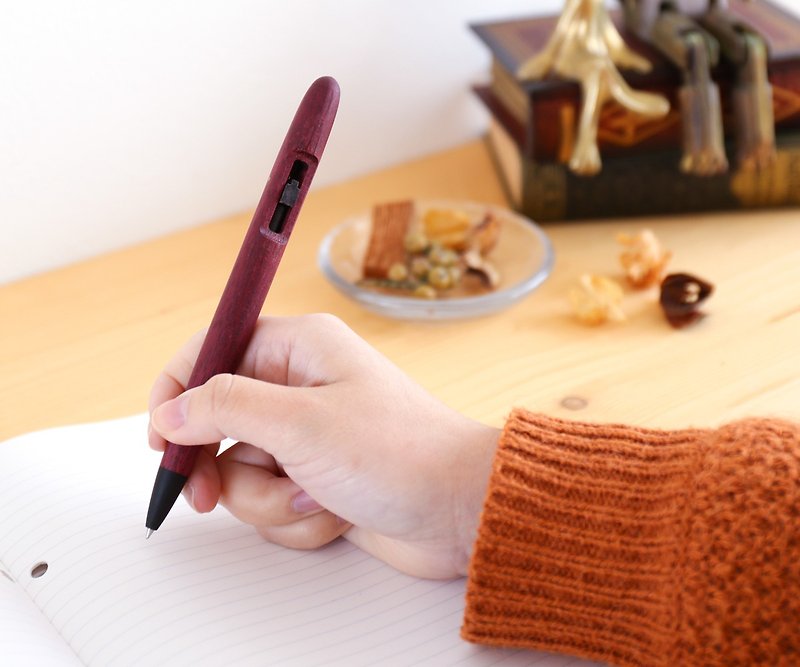 Asahikawa Craft Craft Suzuki Column Ballpoint Pen - อุปกรณ์เขียนอื่นๆ - ไม้ 