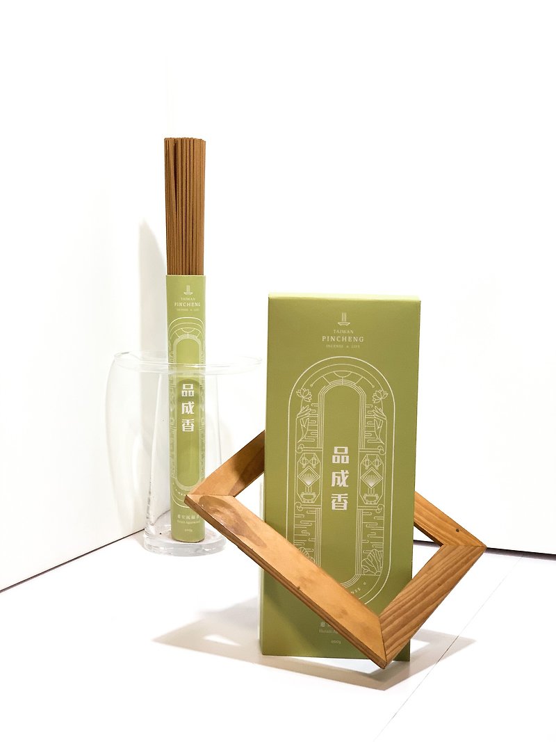 •伝統工芸の融合 •ベトナム恵安沈香定規 伝統的な線香3本 - アロマ・線香 - その他の素材 グリーン