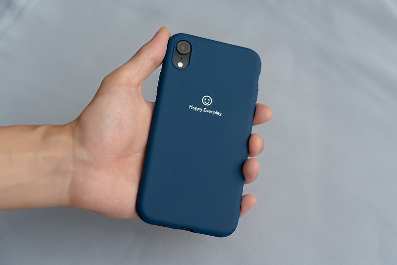 【來圖定製】深藍色 可定製 適用於iPhone的手機殼 - 手機殼/手機套 - 其他材質 藍色