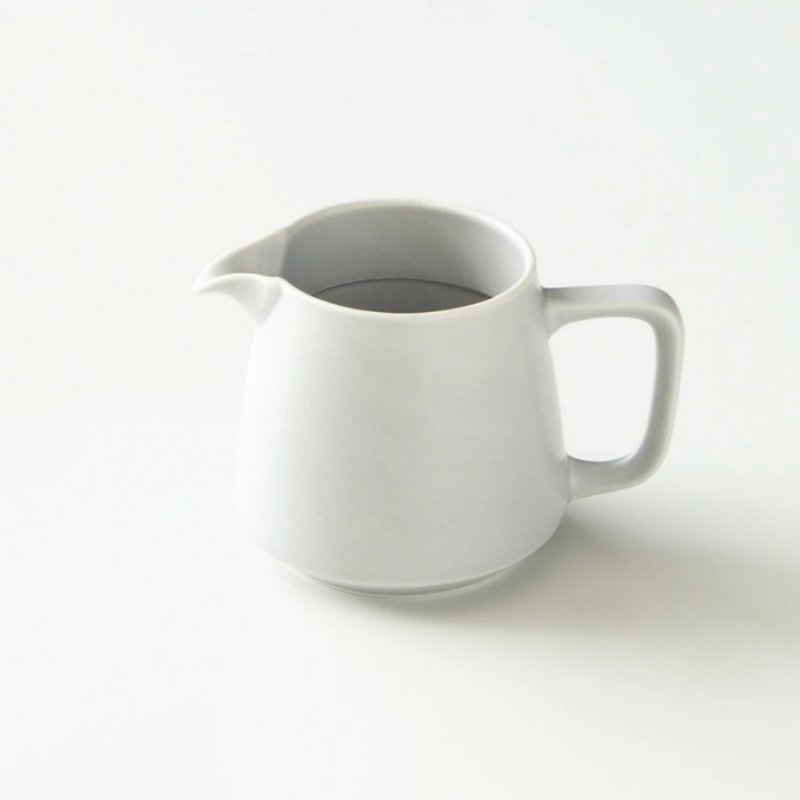 Aroma 陶瓷咖啡下壺 400mL/霧色/愛樂壓適用/日本陶瓷/茶壺 - 咖啡壺/咖啡器具 - 陶 