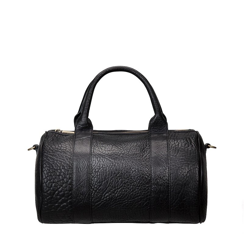KINGDOMS & OATHS Hand/Side Backpack_Black/Black - Handbags & Totes - Genuine Leather Black