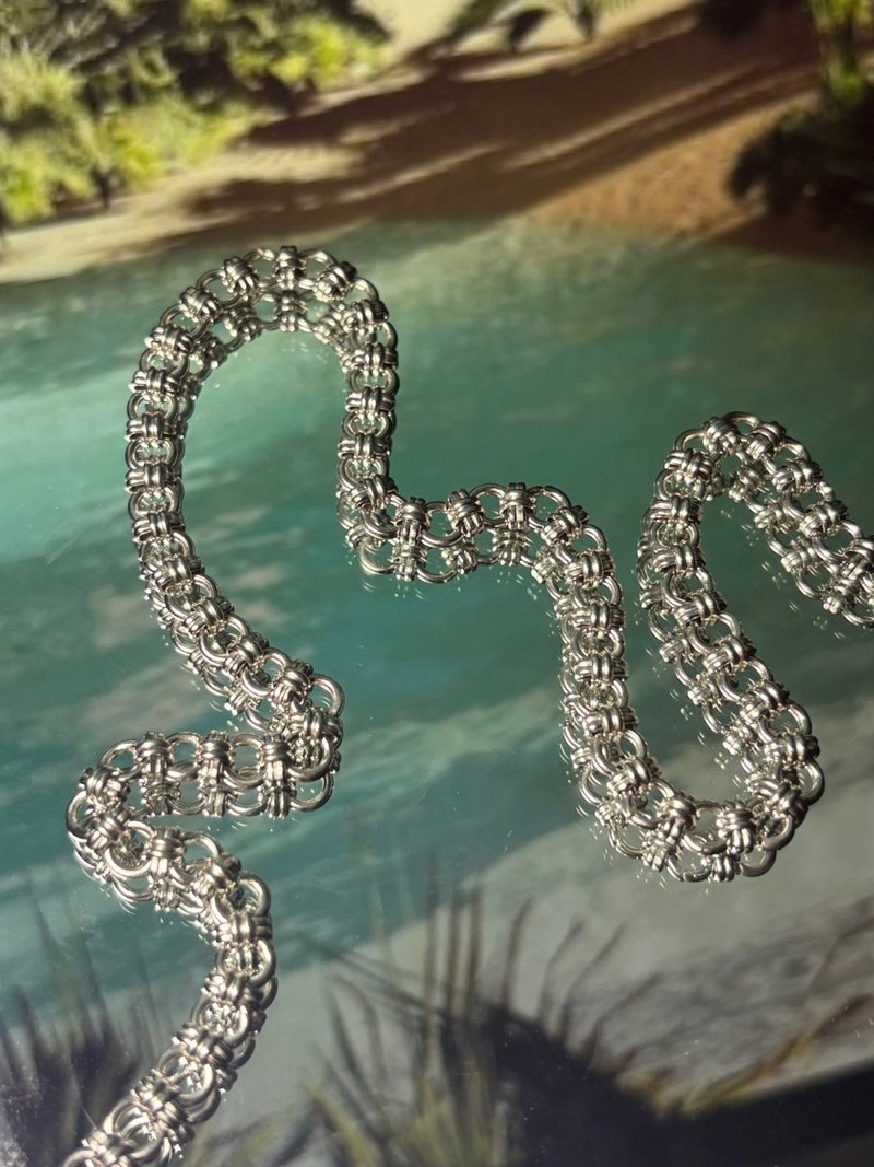 Desert Collection - Oasis Necklace - 項鍊 - 其他金屬 銀色