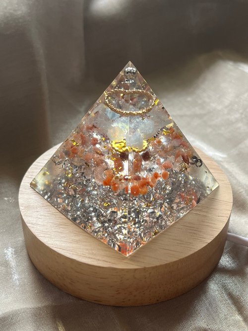 Serendipity Gem｜翡翠．水晶．奧剛 訂製【奧剛能量塔-相信自己的才華的你】-奧根金字塔