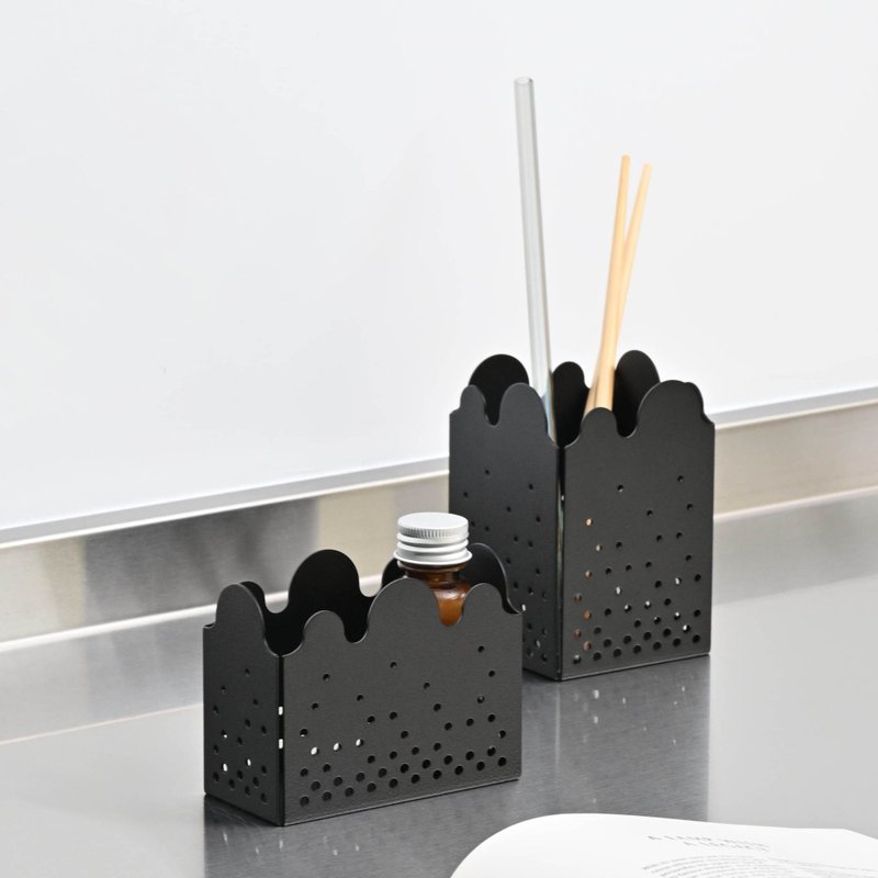 Bobo Storage Box/Mist Black(M) - Storage - Other Metals Black