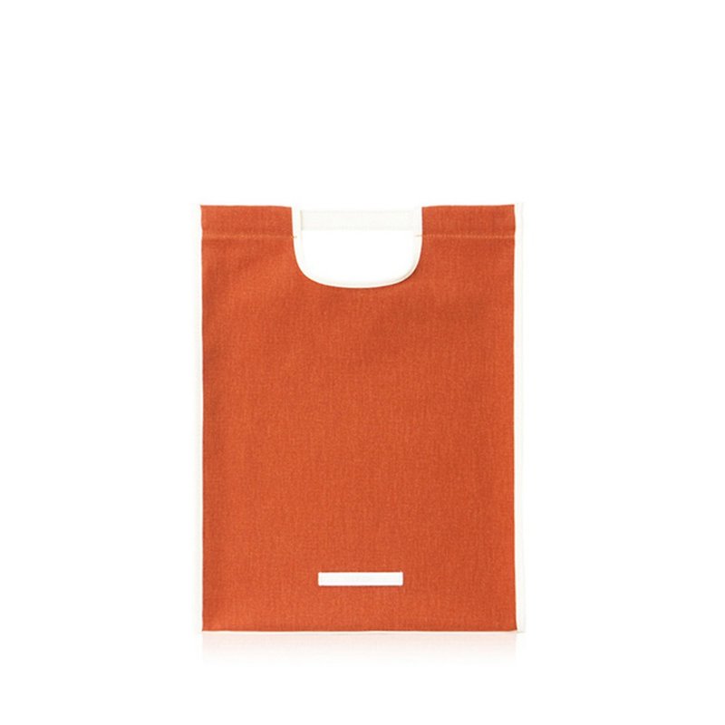 Canvas Series - 15" Folding Shopping Bag - Sunshine Orange RTO200OR - กระเป๋าถือ - ผ้าฝ้าย/ผ้าลินิน สีส้ม
