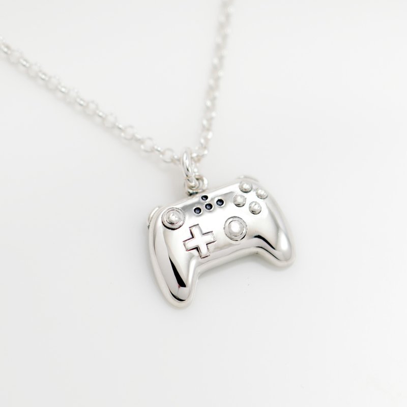 【Angel & Me】掌握人生 遊戲 搖桿 s925純銀項鍊 生日 聖誕禮物 - 項鍊 - 純銀 銀色