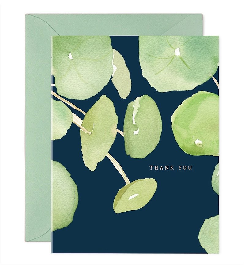 Lotus leaf thank you card - Cards & Postcards - Paper 