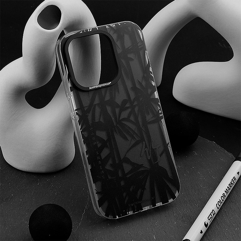 黑色竹林 iPhone 手機殼 - 手機殼/手機套 - 其他材質 