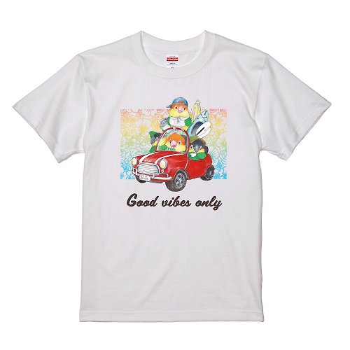 yutoriya-world シロハラ、ズグロインコ×MINIのTシャツ