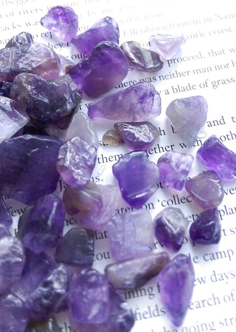 Amethyst 天然紫水晶碎石 淨化專用碎石 粗碎石 一份100g 售100元 - 擺飾/家飾品 - 其他材質 