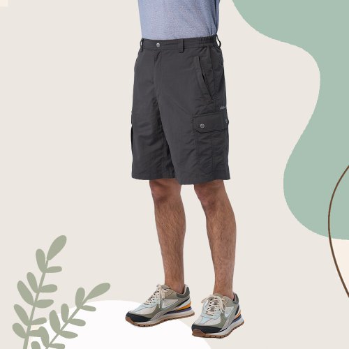 Wildland荒野戶外 【Wildland 荒野】透氣抗UV貼袋短褲 男 W1392-117 礦石巖
