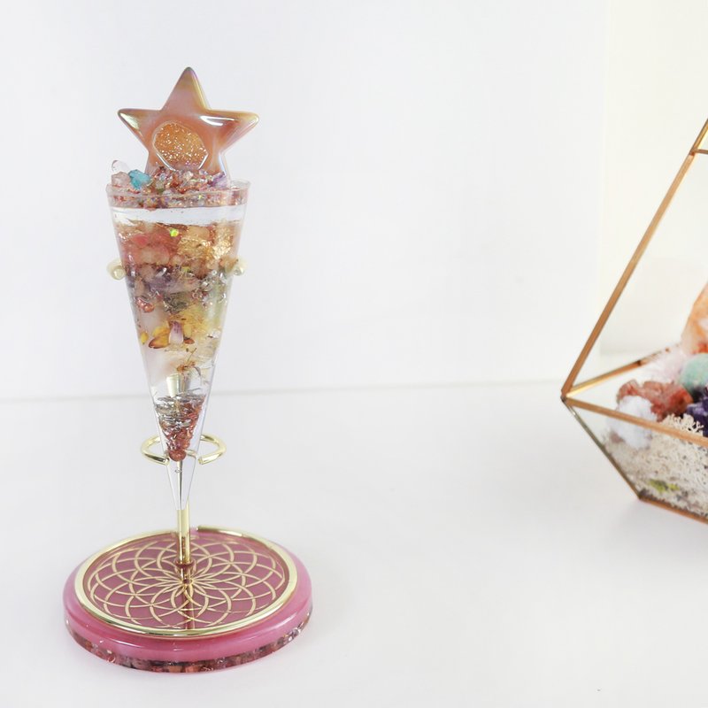 奧根星星魔杖組 - 擺飾/家飾品 - 水晶 粉紅色