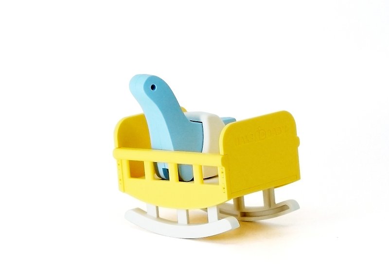 Halftoys Baby DinoSTEAM教育玩具 - 置物 - プラスチック ブルー
