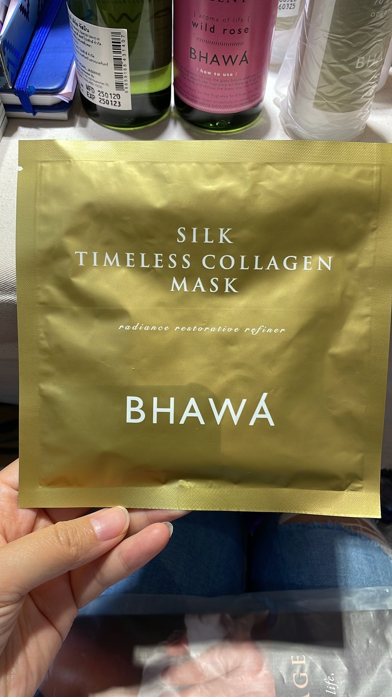 泰國BHAWA SPA 専用蠺絲面膜 SILK MASK 一片 - 面膜/凍膜/泥膜 - 棉．麻 