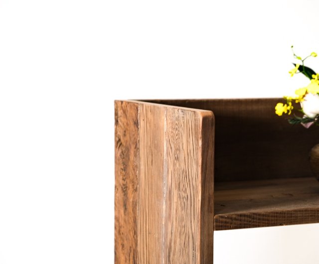 BOKTO Furniture || 古木 || レトロな古材棚 本棚 本棚 侘び寂び