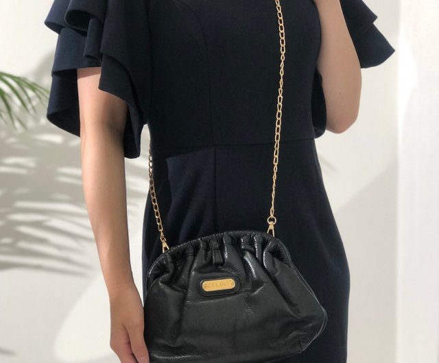 日本直送 名牌中古包 】CELINE セリーヌ ブランドロゴ レザー クラッチ