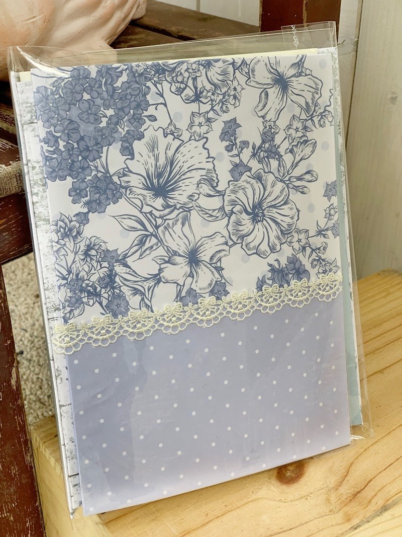 [Good day hand made] Hannah Zheng romantic garden hand-sewn book - Notebooks & Journals - Paper Blue