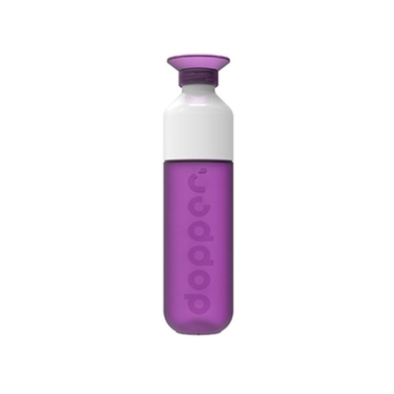 Dutch dopper water bottle 450ml - purple brew - กระติกน้ำ - พลาสติก สีม่วง