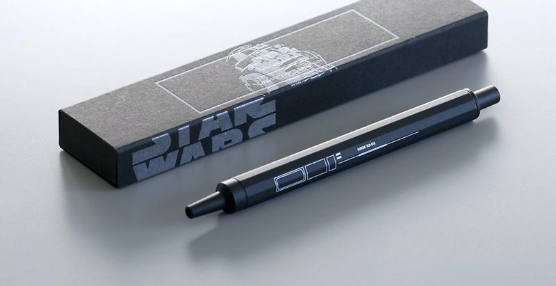 HMMR2-D2シリーズ-ボールペンスターウォーズジョイントモデル - 油性・ゲルインクボールペン - 金属 ブラック