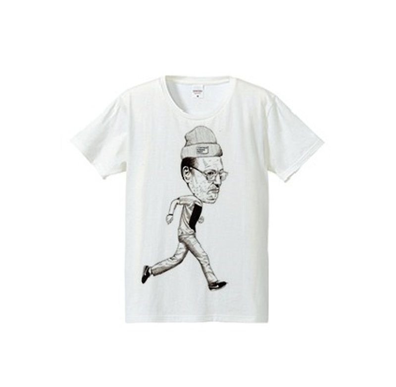 I CONTINUE RUNNING FREEIY（4.7oz T-shirt） - Tシャツ - その他の素材 ホワイト