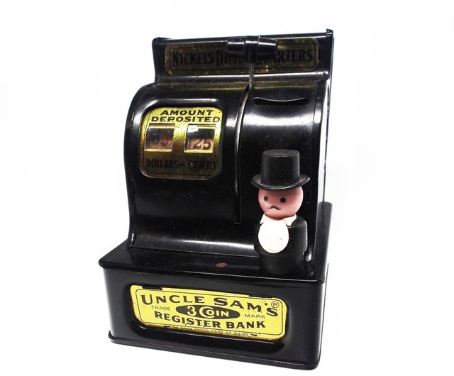 1950のアンクルサムのレジスタバンク]アンクルサムの貯金箱BK