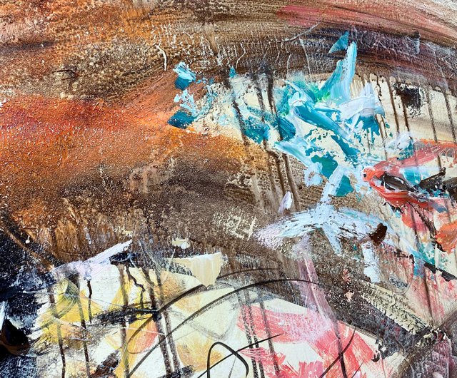 n*r様 【原画】手描き/現代アート/キャンバス/絵画 60×40cm】キャンバスアート テクスチャーアート 花 油絵 抽象画