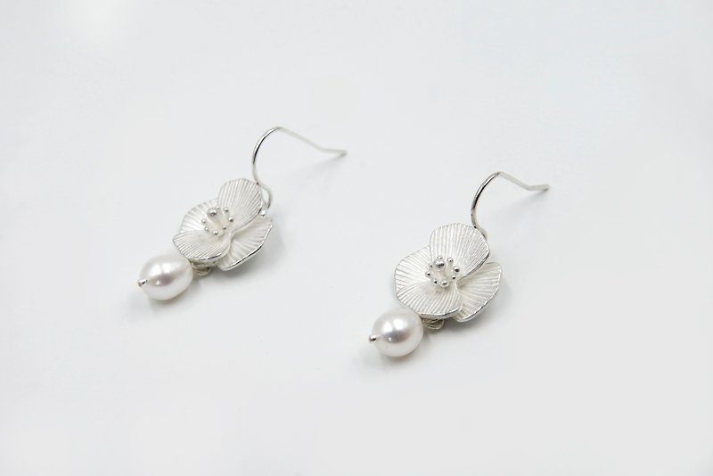 I-Shan13 poppy earrings - Earrings & Clip-ons - Sterling Silver Silver