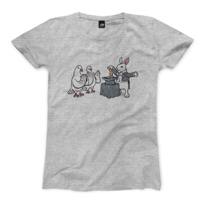 Rabbit's Revenge - Deep Heather Grey - Women's T-Shirt - Women's T-Shirts - Cotton & Hemp 