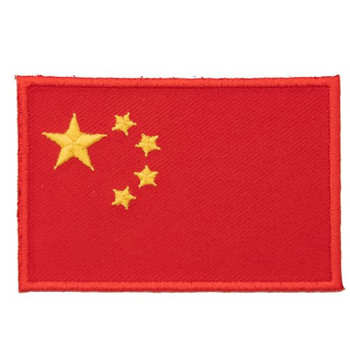 A-ONE 中國背膠立體繡貼 Flag Patch繡片貼 熨斗胸章 熨燙肩章 背膠背包
