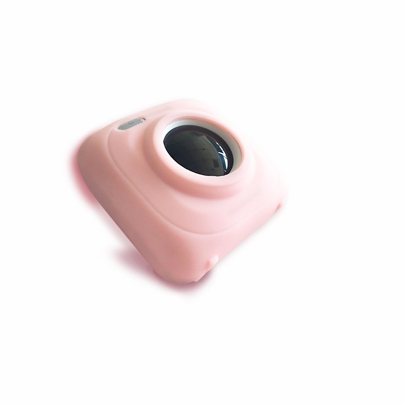 PAPERANG pocket print elf meow machine silicone jelly case - pink - กล้อง - พลาสติก 