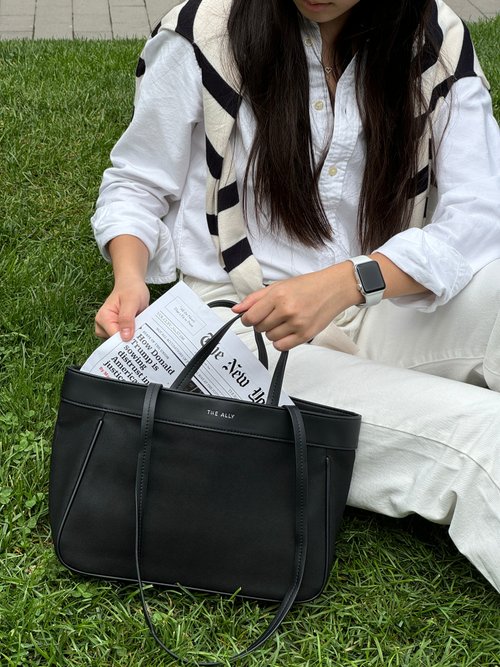 ● THE ALLY●Monica Bag The Ally from Korea | MONICA BAG | Black | 2ways Handbag