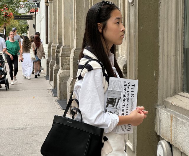 ● THE ALLY●Monica Bag The Ally from Korea | MONICA BAG | Black | 2ways Handbag