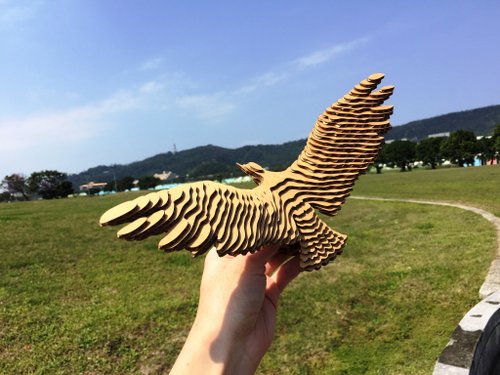 CONTAMO Contamo手作模型DIY材料包 野生動物系列-老鷹-大