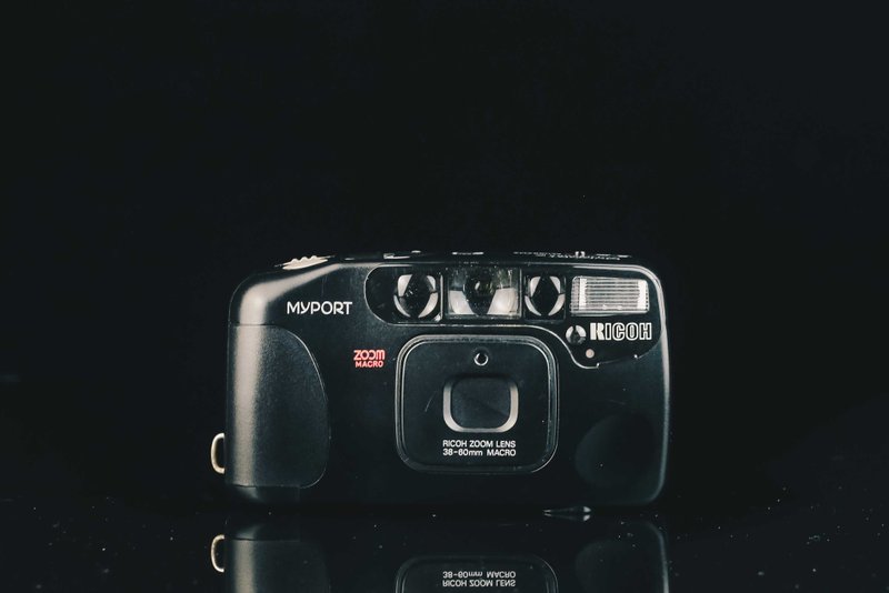 RICOH MyPORT ZOOM mini P #1763 #135底片相機 - 相機/拍立得/底片相機 - 其他金屬 黑色