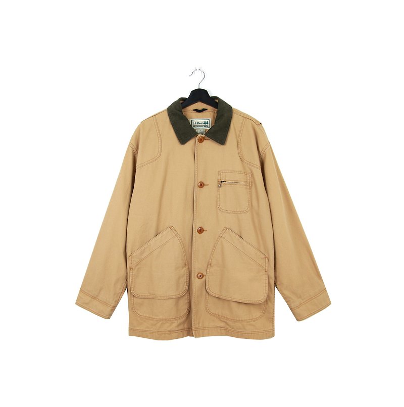 Back to Green :: LLBean Denim Jacket Base Card Necklace Flannel vintage (L-02) - Men's Coats & Jackets - Cotton & Hemp 