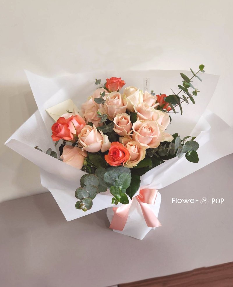 First Love Large Size Bouquet - ช่อดอกไม้แห้ง - พืช/ดอกไม้ สึชมพู