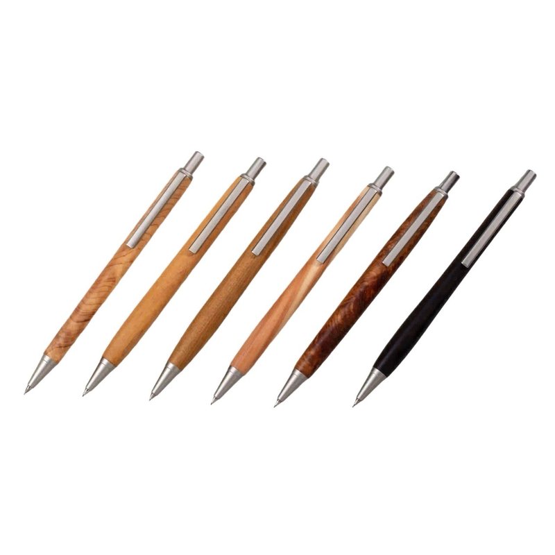 【鉛筆系列】隱墨-台灣原木自動鉛筆(0.5mm) - 鉛筆/自動鉛筆 - 木頭 咖啡色