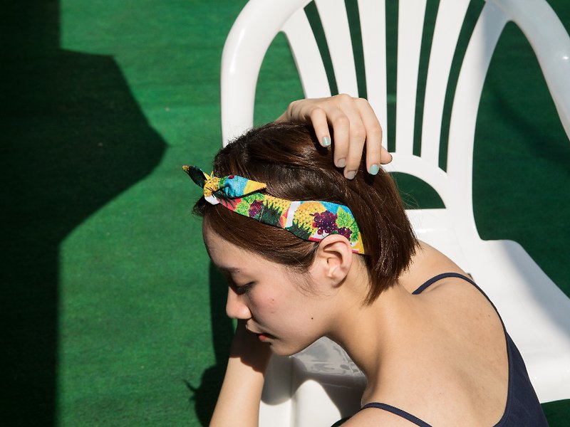 【The MAMA's Closet】Fruits / Classic Headband - Hair Accessories - Polyester Multicolor