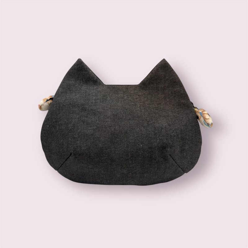 I love cats-cat-shaped side backpack - กระเป๋าแมสเซนเจอร์ - วัสดุอื่นๆ 